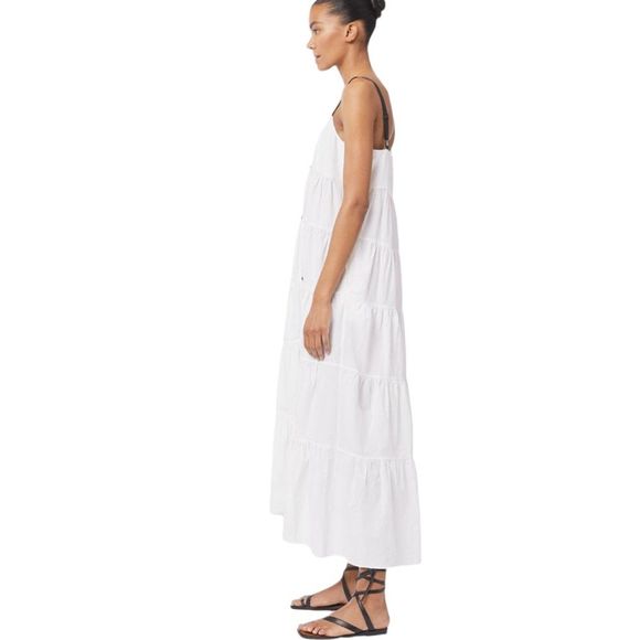 Frame Tiered Utility Dress sz M - Picture 2 of 15